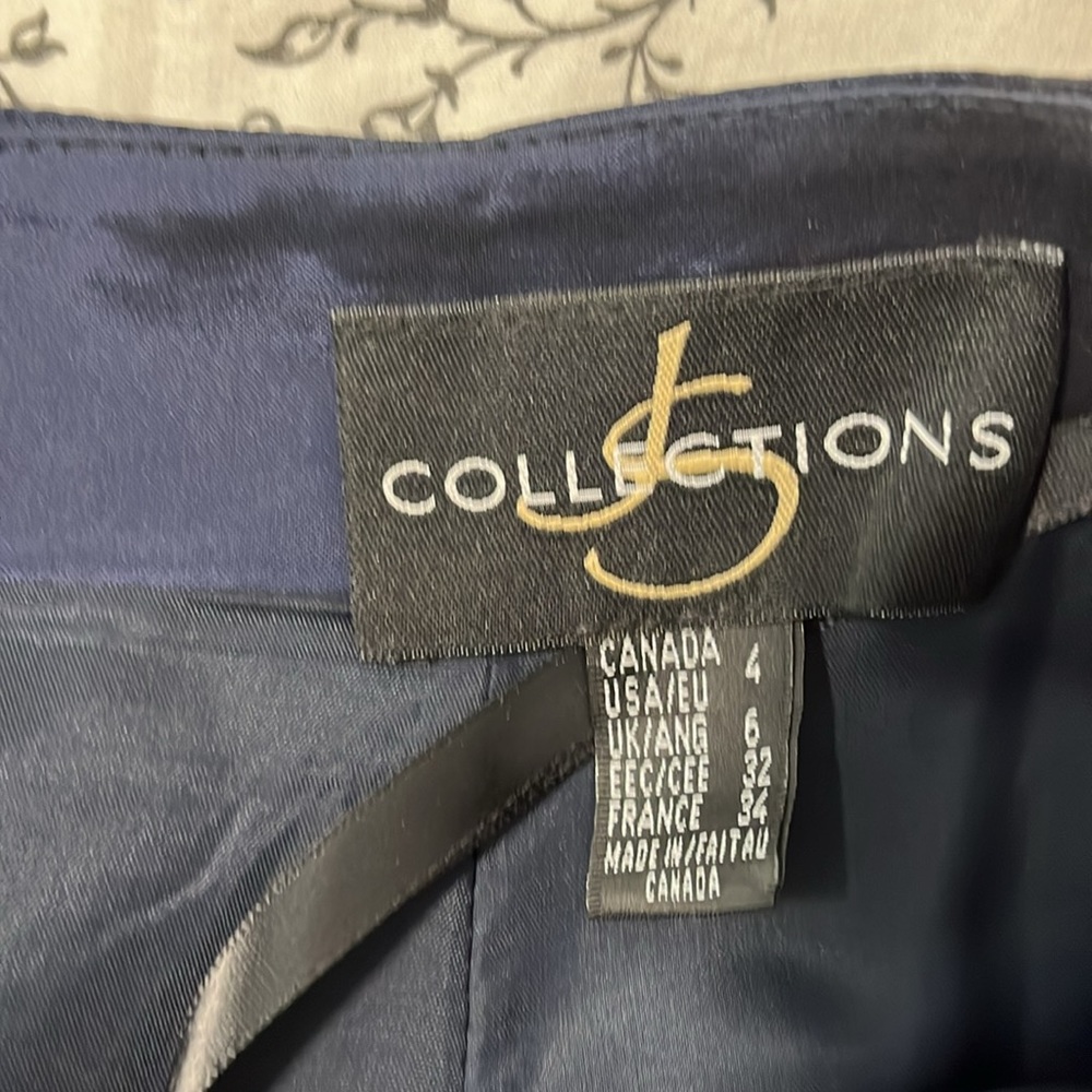 JS Collections Navy Maxi Skirt - Picture 3 of 6